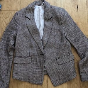 Free People Houndstooth Blazer